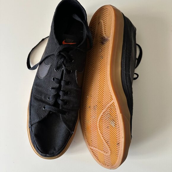 Nike Court Legacy Black Gum Bottom Canvas MEN'S 12 - Picture 3 of 3